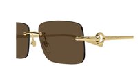 Sunglasses Gucci Man GG1703S004-GOLD-GOLD-BROWN55 - GG1703S004-GOLD-GOLD-BROWN55